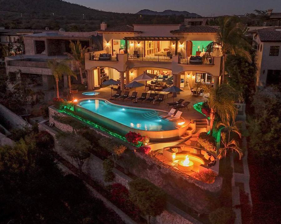 Las Colinas ocean view home above the golf course at Cabo del Sol